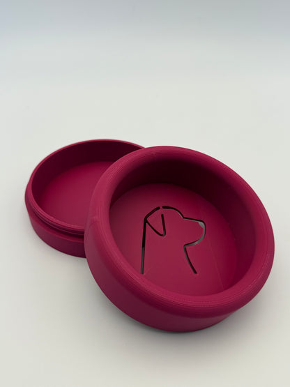 Hund Twist & Sniff - twistable nosework container with a double bottom
